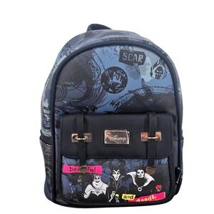 Disney Villains Mini Backpack Ursula Maleficent Evil Queen A21805 Blue Black NWT